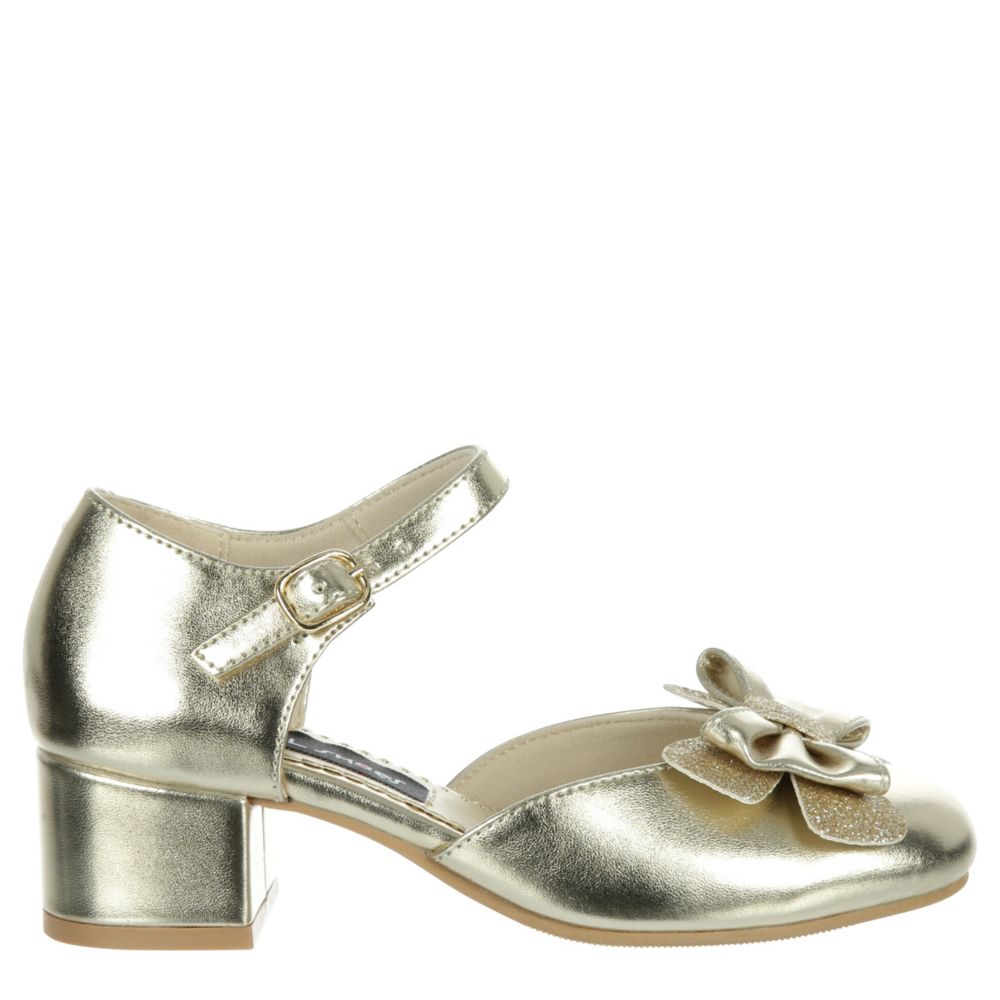 Ladies gold clearance evening shoes