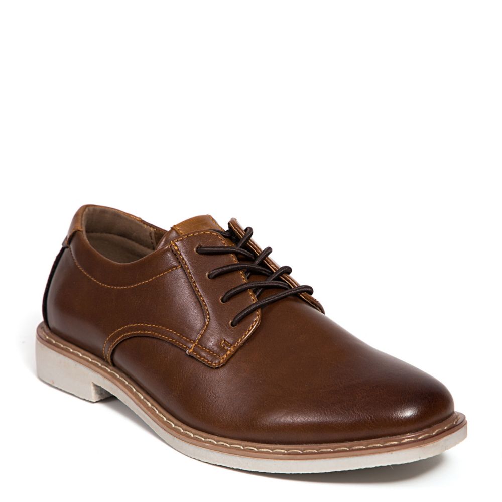 Cognac Deer Stags Boys Littlebig Kid Marco Jr Oxford Rack Room Shoes