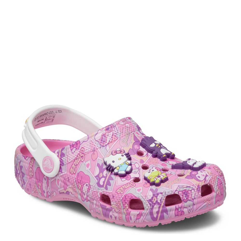 Hello kitty crocs clearance toddler