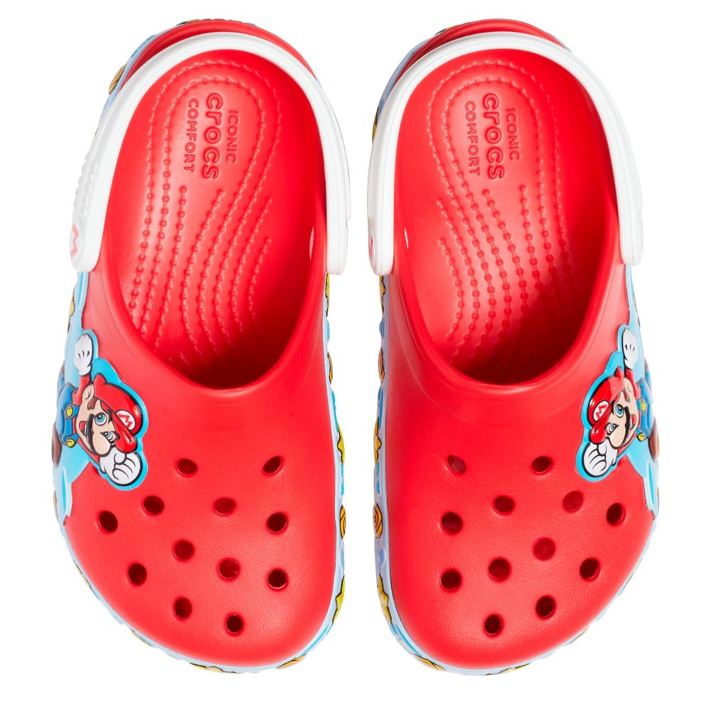 Crocs mario hot sale bros