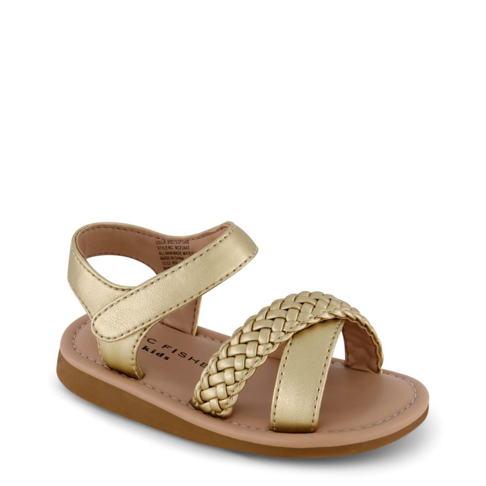 GIRLS TODDLER APPLE BRAID STRAP SANDAL