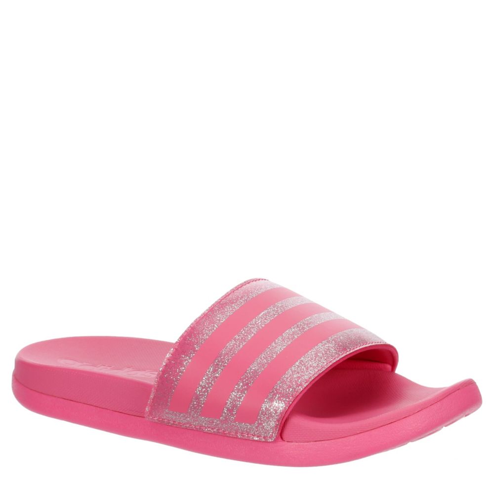 ADIDAS GIRLS LITTLE BIG KID ADILETTE COMFORT SLIDE SANDAL PINK