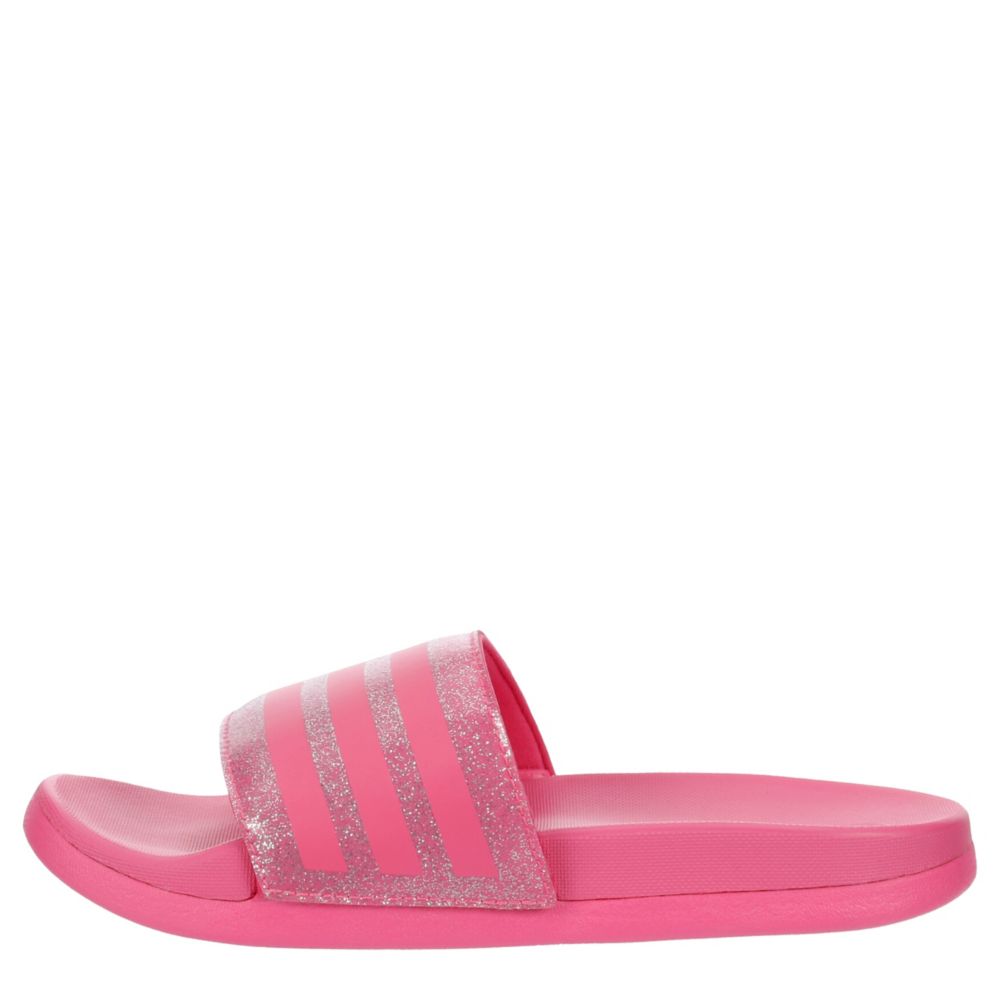 ADIDAS GIRLS LITTLE BIG KID ADILETTE COMFORT SLIDE SANDAL PINK