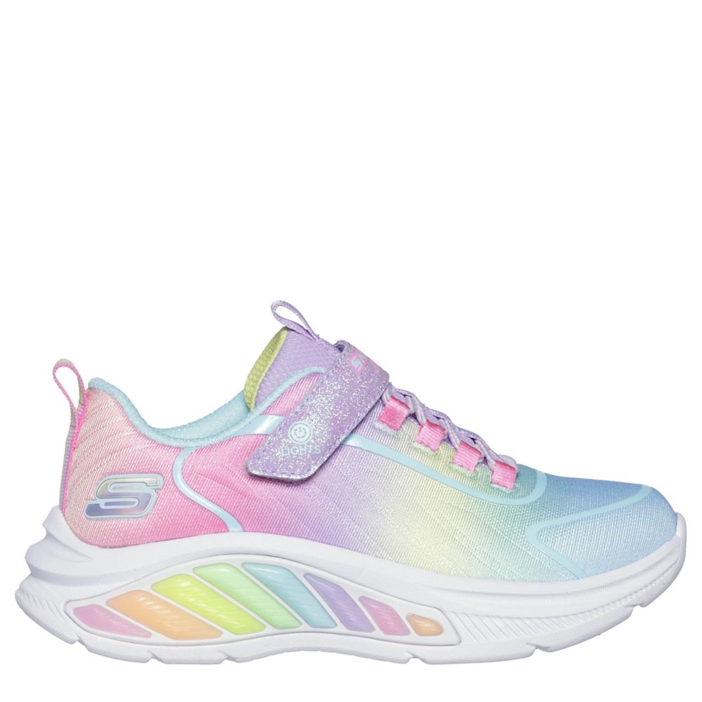 Multicolor Skechers Girls Little Kid Rainbow Cruisers Light Up Sneaker ...