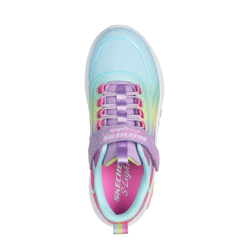 GIRLS LITTLE KID RAINBOW CRUISERS LIGHT UP SNEAKER