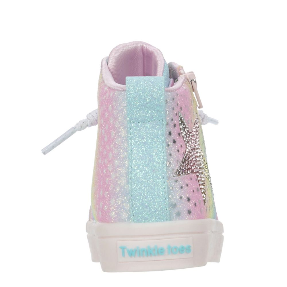 GIRLS TODDLER TWI-LITES 2.0 - STAR ZIPS LIGHT UP SNEAKER