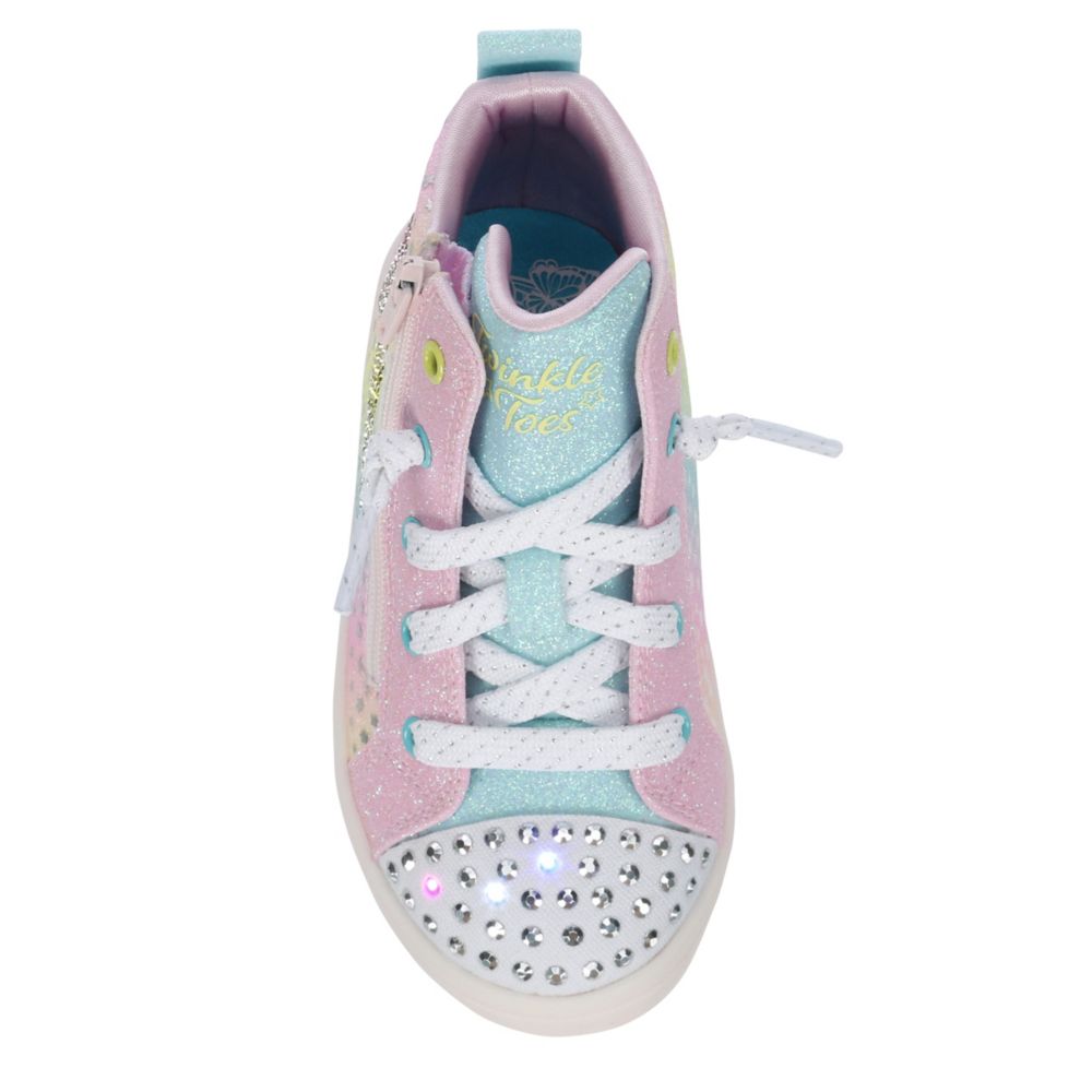 Skechers Girl s Twi Lites 2.0 Star Zips Sneaker