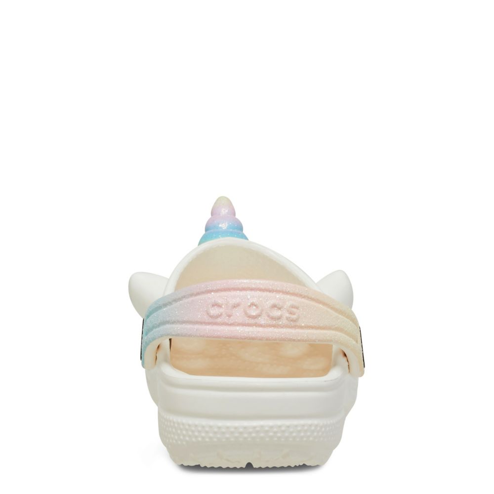 GIRLS TODDLER CLASSIC I AM RAINBOW UNICORN CLOG