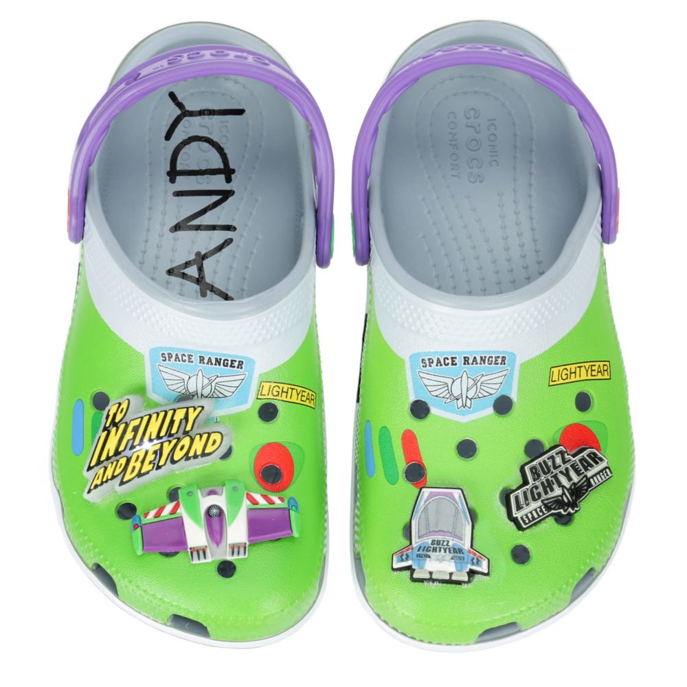 BOYS TODDLER TOY STORY BUZZ LIGHTYEAR CLASSIC CLOG