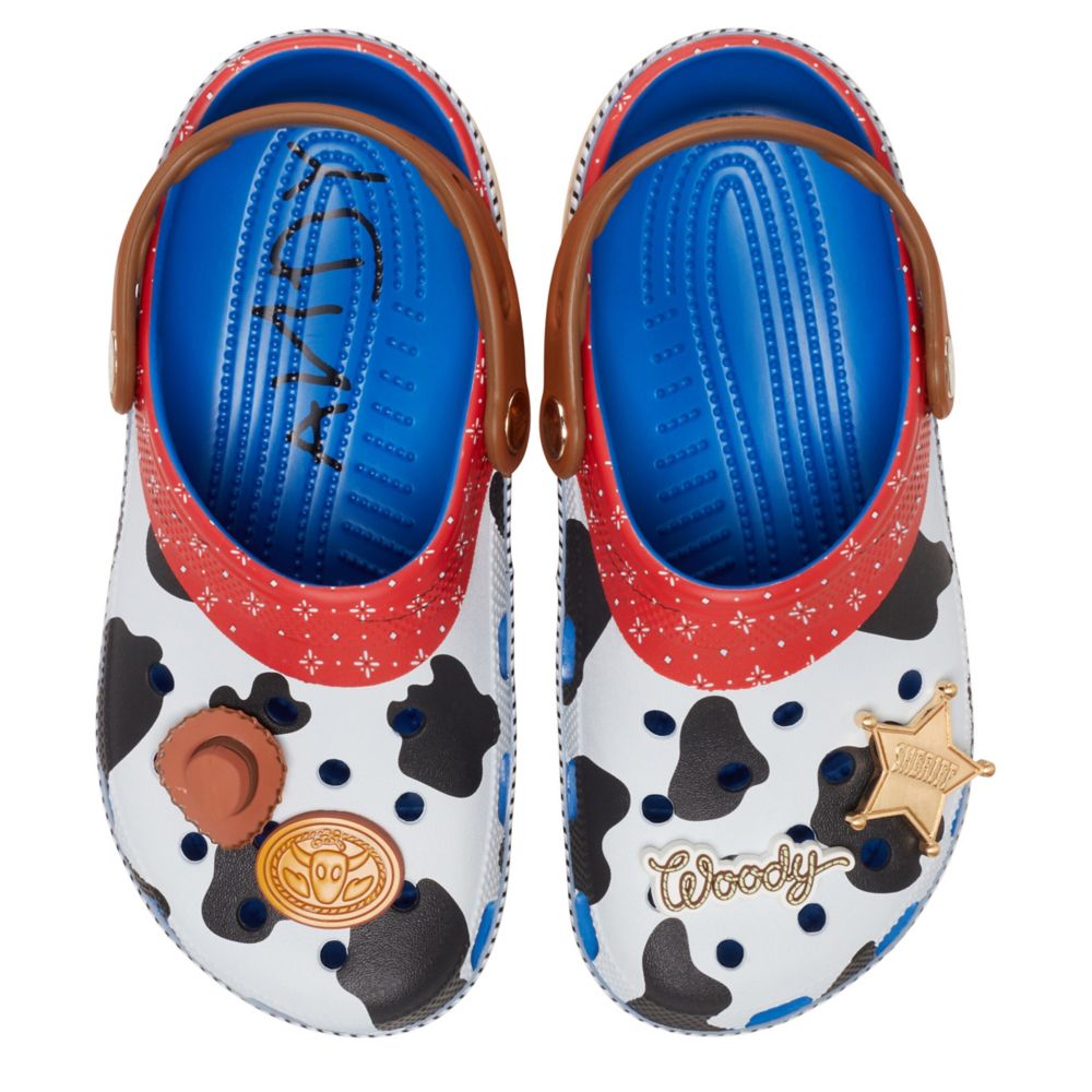 BOYS TODDLER TOY STORY WOODY CLASSIC CLOG - BLUE