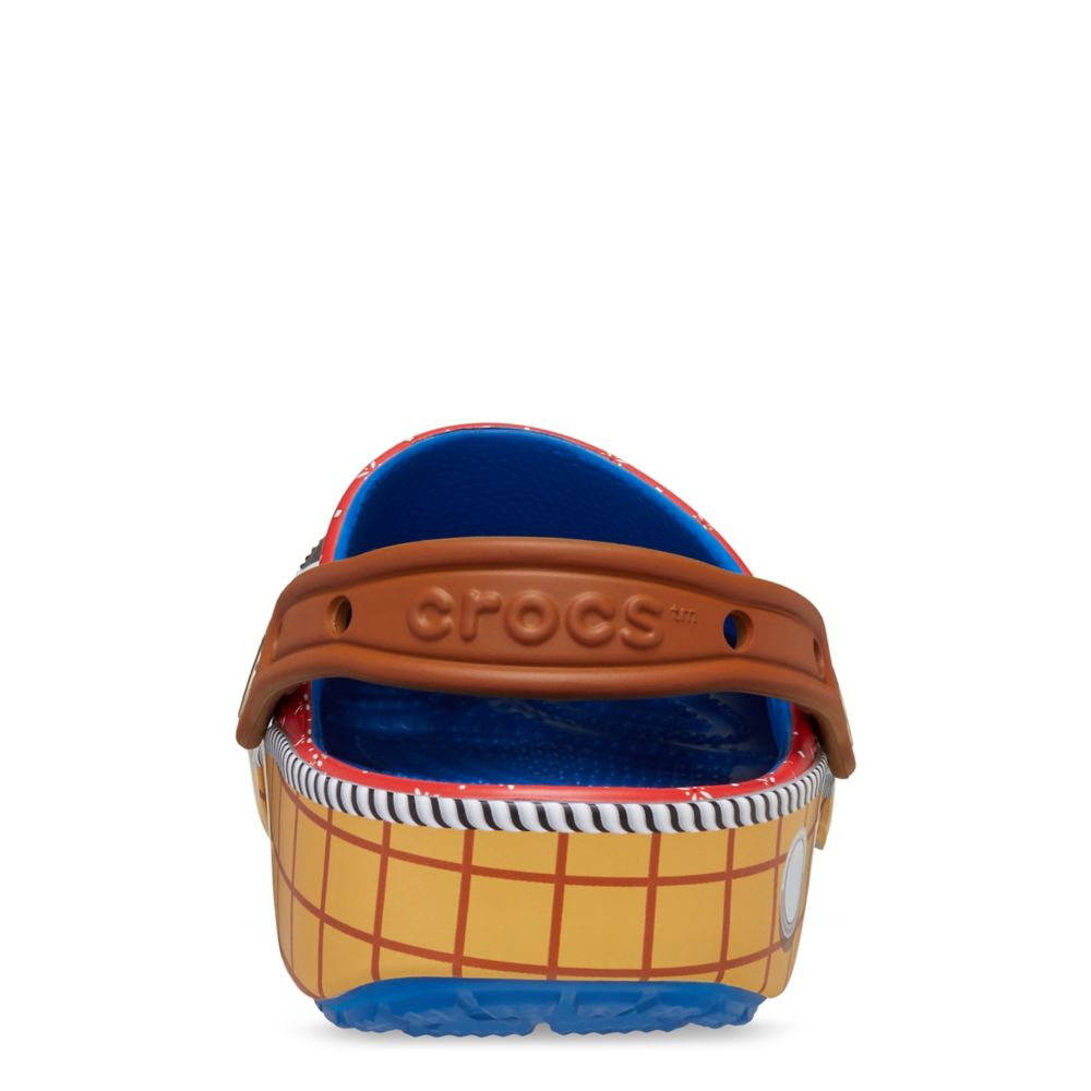 BOYS TODDLER TOY STORY WOODY CLASSIC CLOG - BLUE