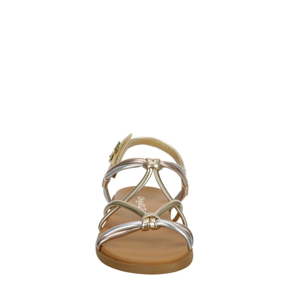 GIRLS LITTLE-BIG KID AMBER SANDAL - MED METALLIC