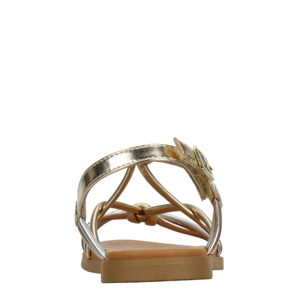 GIRLS LITTLE-BIG KID AMBER SANDAL - MED METALLIC