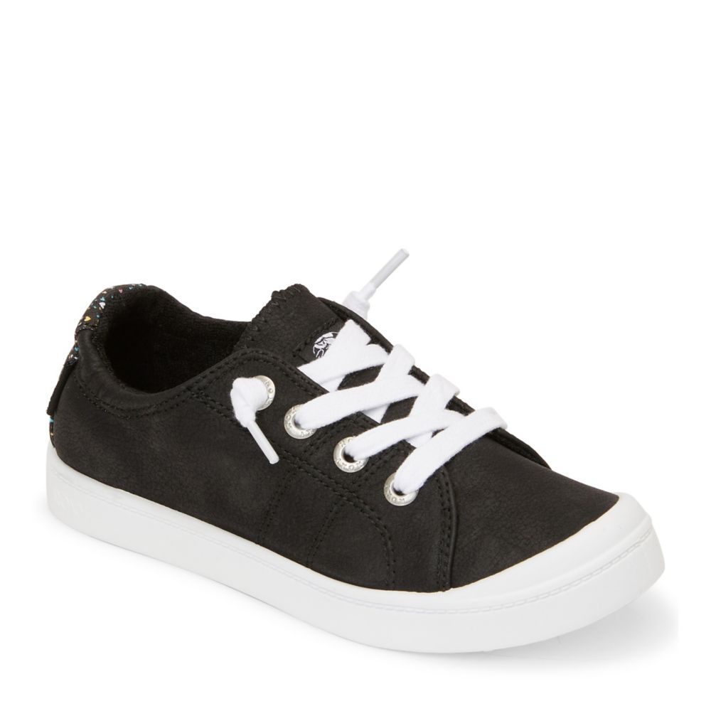 Black Roxy Girls Rg Bayshore Plus Pu Slip On | Casual Shoes | Rack Room ...