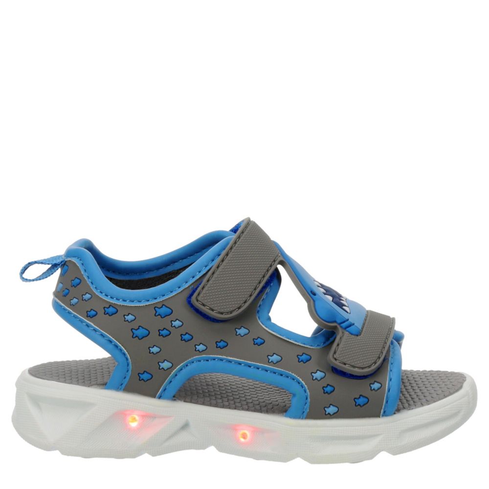 CARTERS BOYS TODDLER LITTLE KID FUTURA LIGHT UP SANDAL GREY