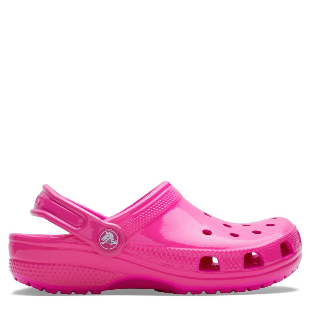 Color Pop Crocs Girls Toddler Classic Clog Rack Room Shoes