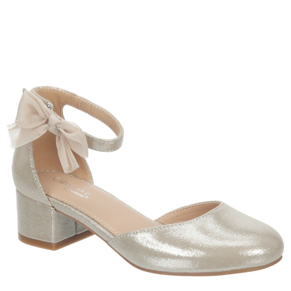 Champagne Cupcake Couture Girls Littlebig Kid Chloe Dress Shoe Rack