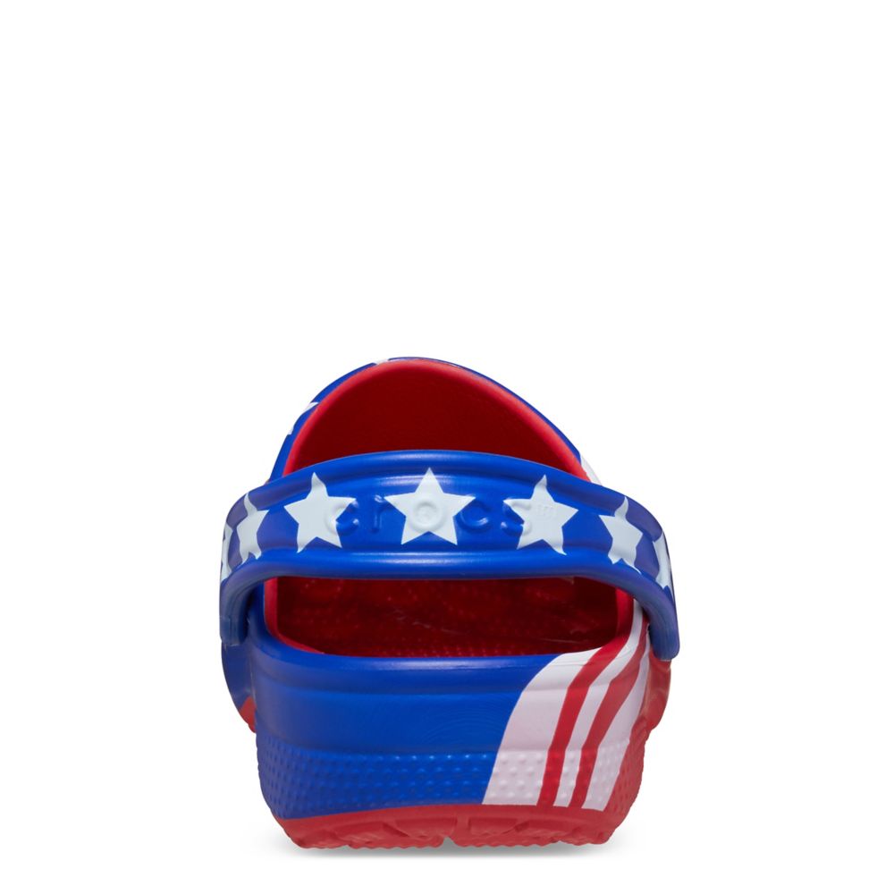 Kids american flag crocs online