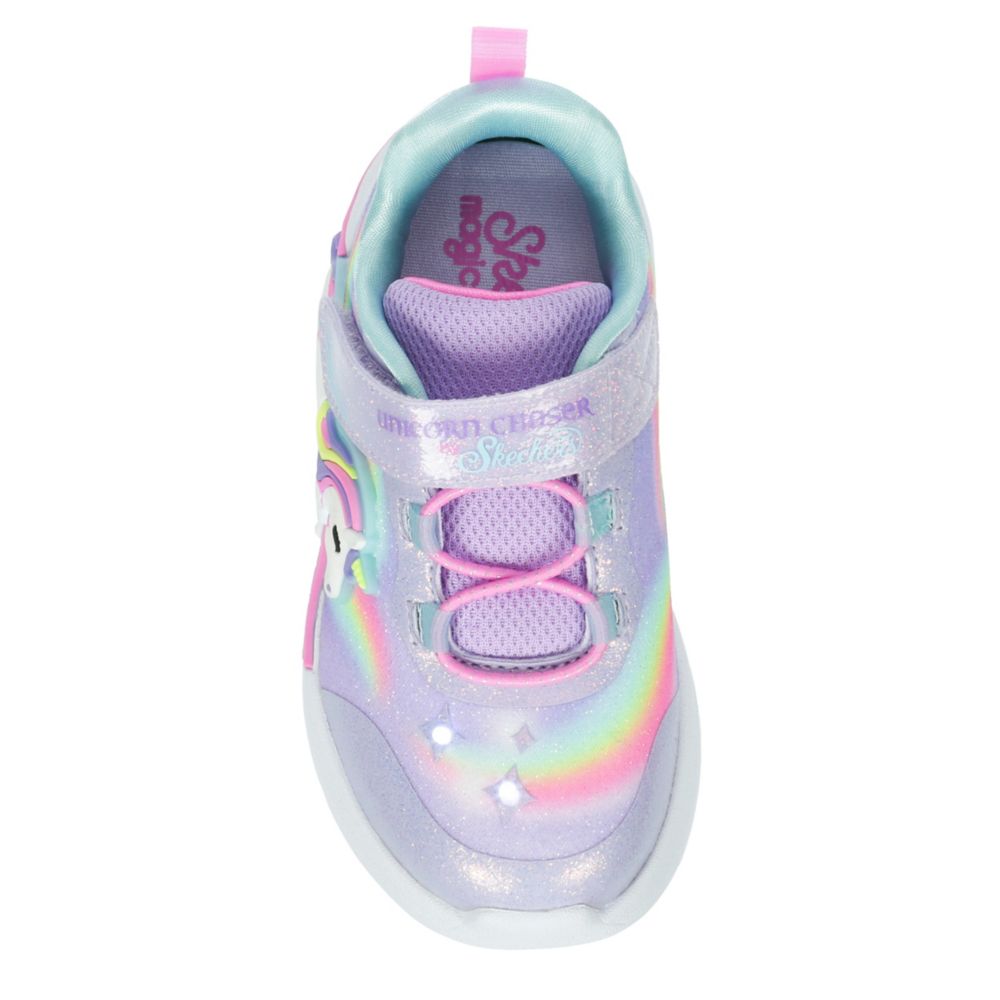 GIRLS TODDLER UNICORN CHASER LIGHT UP SNEAKER