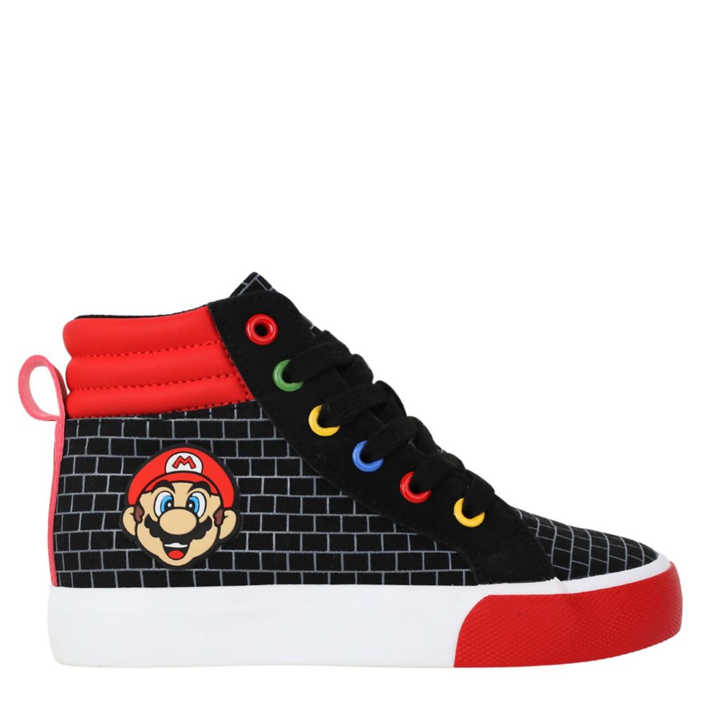 BOYS LITTLE-BIG KID MARIO AND LUIGI HIGH TOP SNEAKER