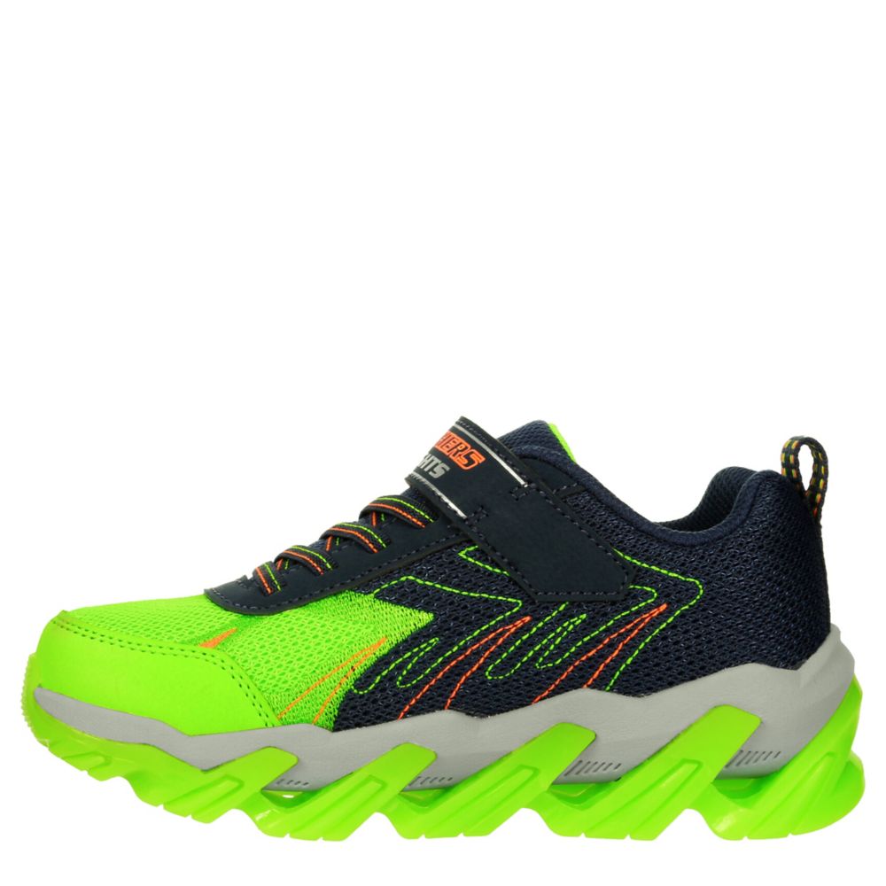 Skechers Little Boys S Lights - Mega SurgeClosure Light-Up Sneaker(size 2024 12)