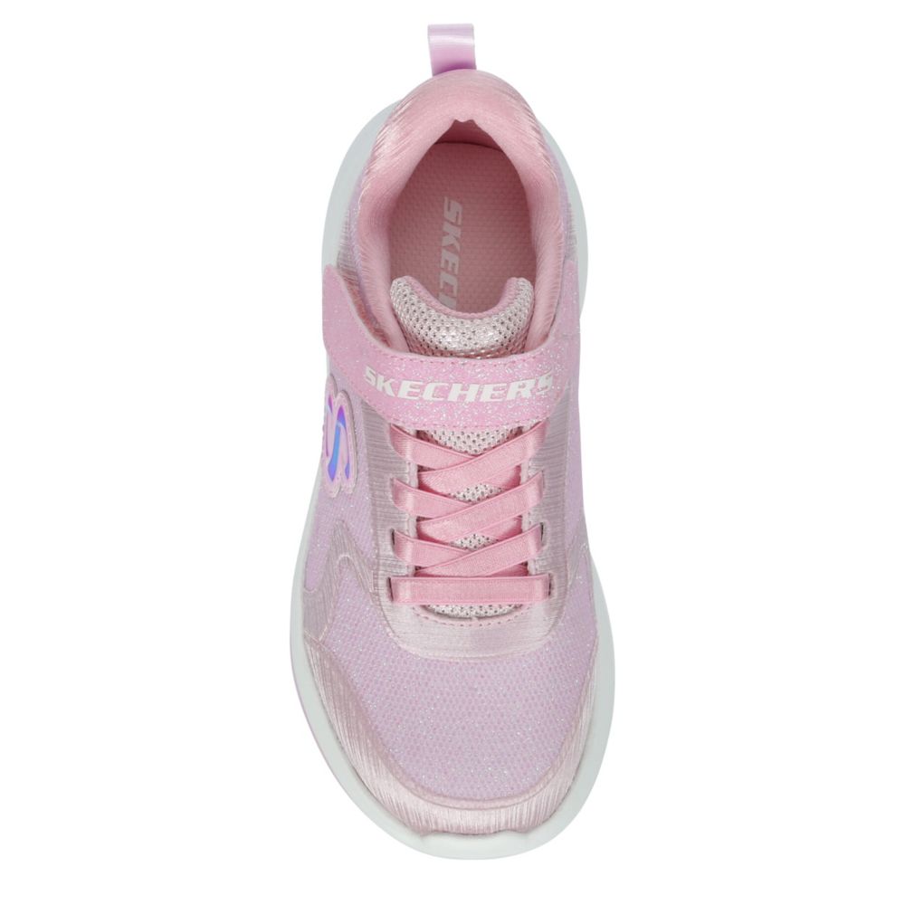 Pink Skechers Girls Little-big Kid Wave 92 Sneaker | Rack