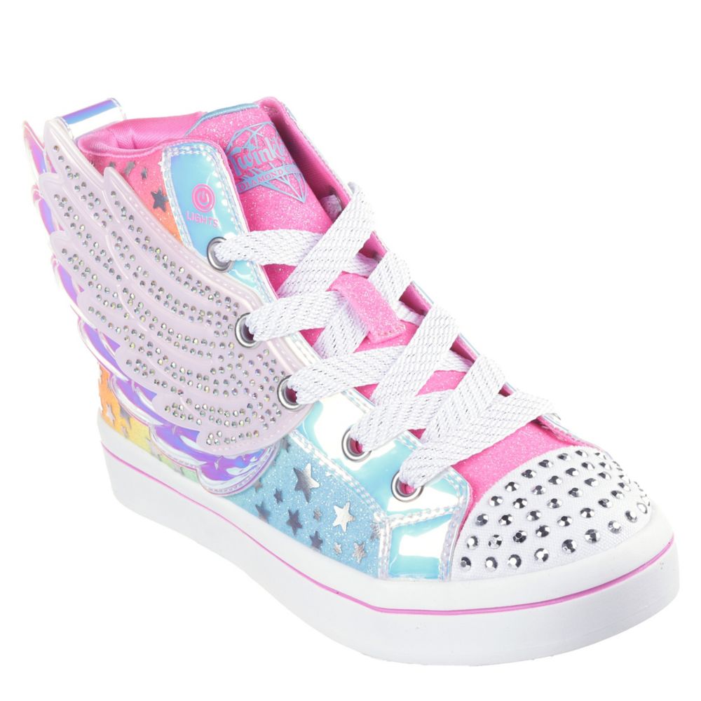 GIRLS TWI-LITES 2.0 STUDDED WING LIGHT UP SNEAKER