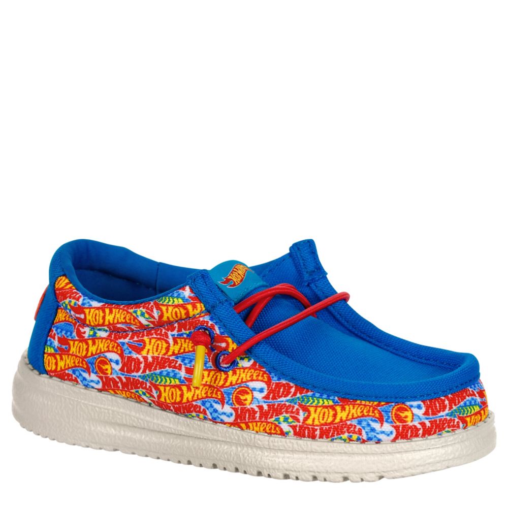 BOYS WALLY HOT WHEELS TODDLER SLIP ON SNEAKER