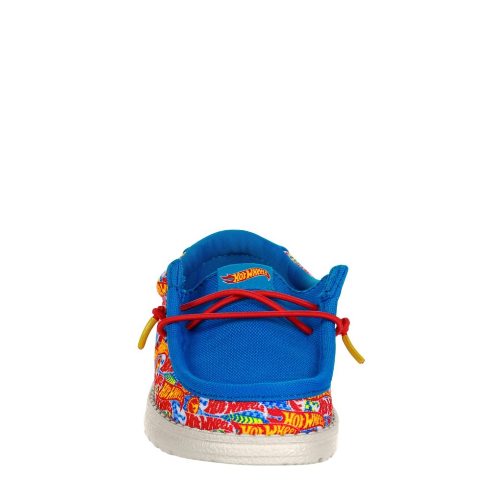 BOYS WALLY HOT WHEELS TODDLER SLIP ON SNEAKER