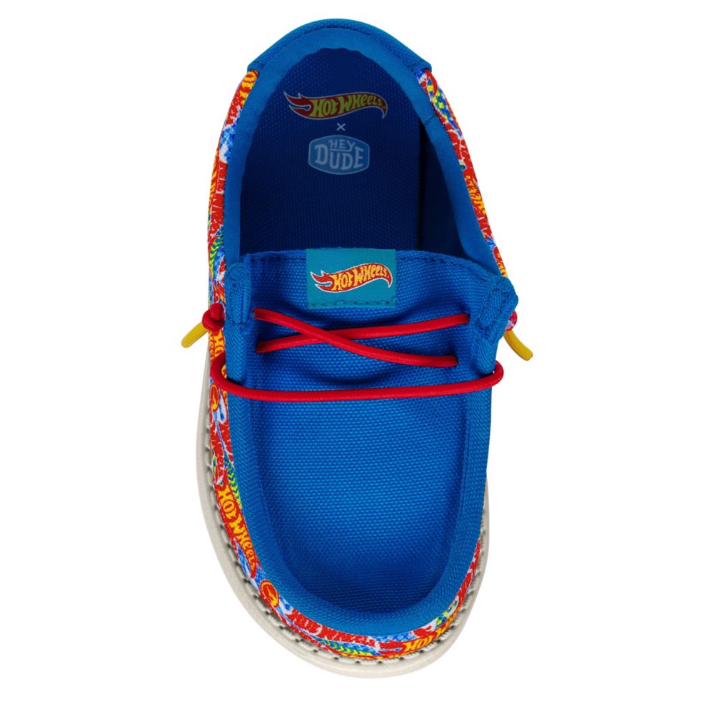 BOYS WALLY HOT WHEELS TODDLER SLIP ON SNEAKER