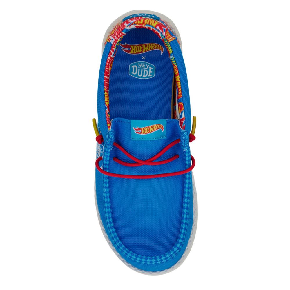 BOYS WALLY HOT WHEELS YOUTH SLIP ON SNEAKER