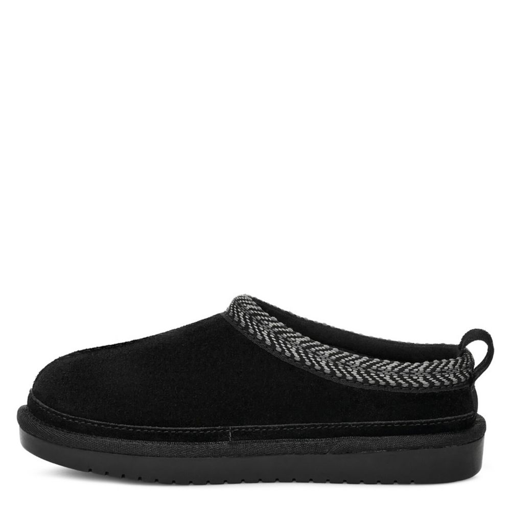 GIRLS LITTLE-BIG KID BURREE SLIPPER - BLACK