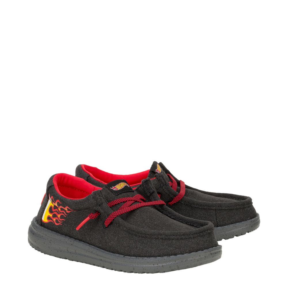 BOYS WALLY HOT WHEELS YOUTH SLIP ON SNEAKER