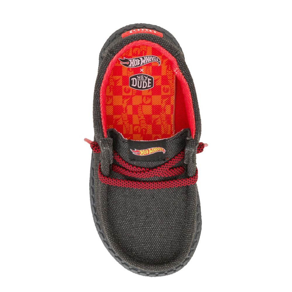 BOYS WALLY HOT WHEELS TODDLER SLIP ON SNEAKER