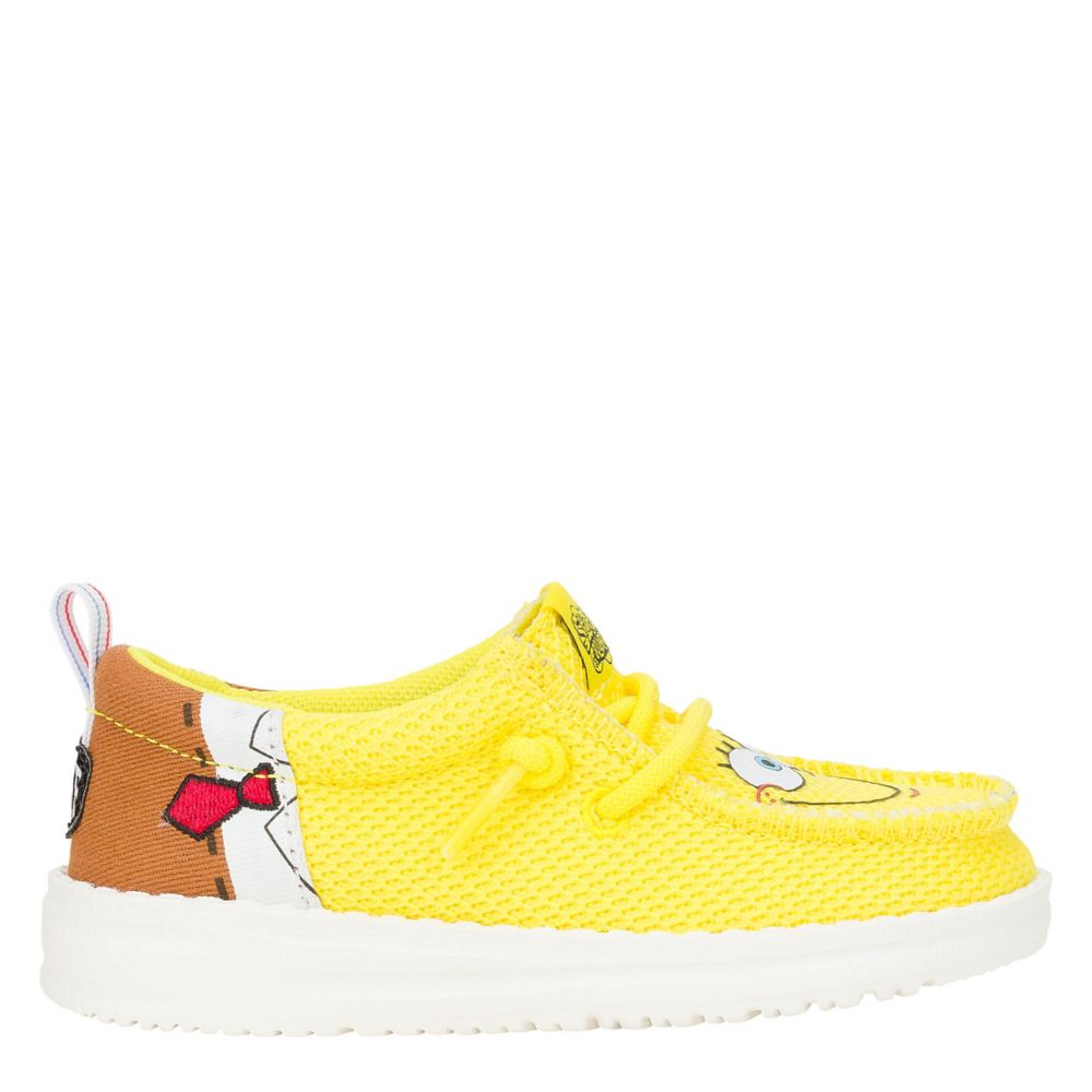 BOYS WALLY FUNK TODDLER SPONGEBOB SLIP ON SNEAKER