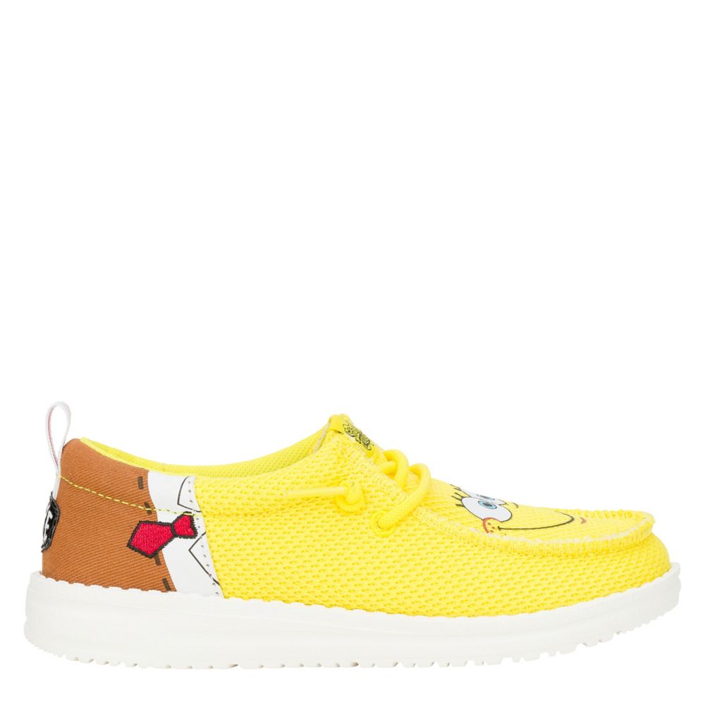 BOYS WALLY FUNK YOUTH SPONGEBOB SLIP ON SNEAKER