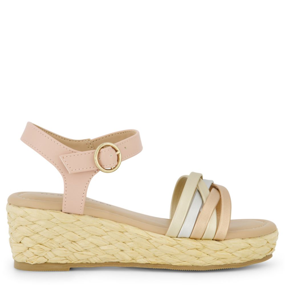 GIRLS LITTLE-BIG KID MARREN STRAP WEDGE SANDAL