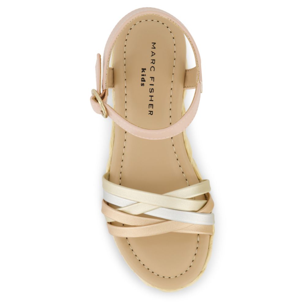 GIRLS LITTLE-BIG KID MARREN STRAP WEDGE SANDAL