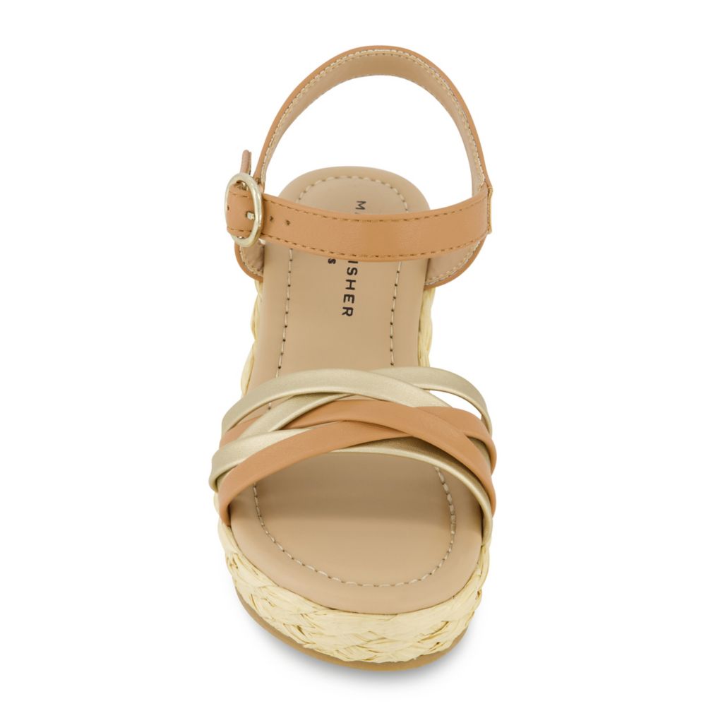 GIRLS LITTLE-BIG KID MARREN STRAP WEDGE SANDAL