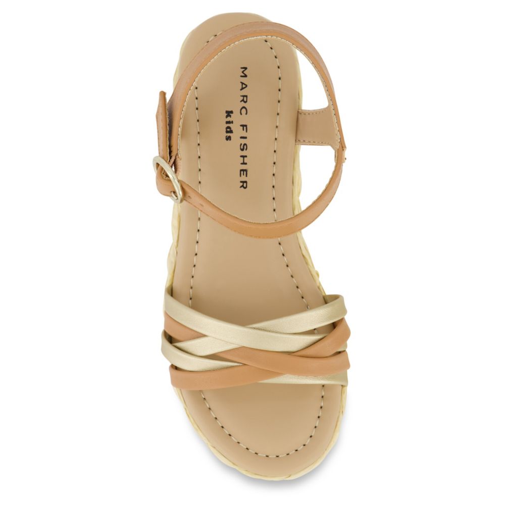 GIRLS LITTLE-BIG KID MARREN STRAP WEDGE SANDAL