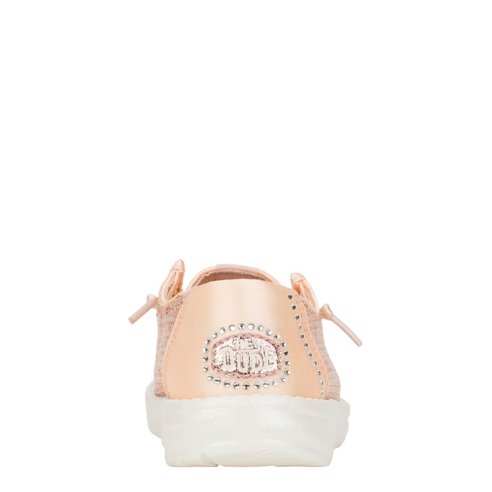 Blush Heydude Girls Wendy Youth Slip On Sneaker Rack Room Shoes