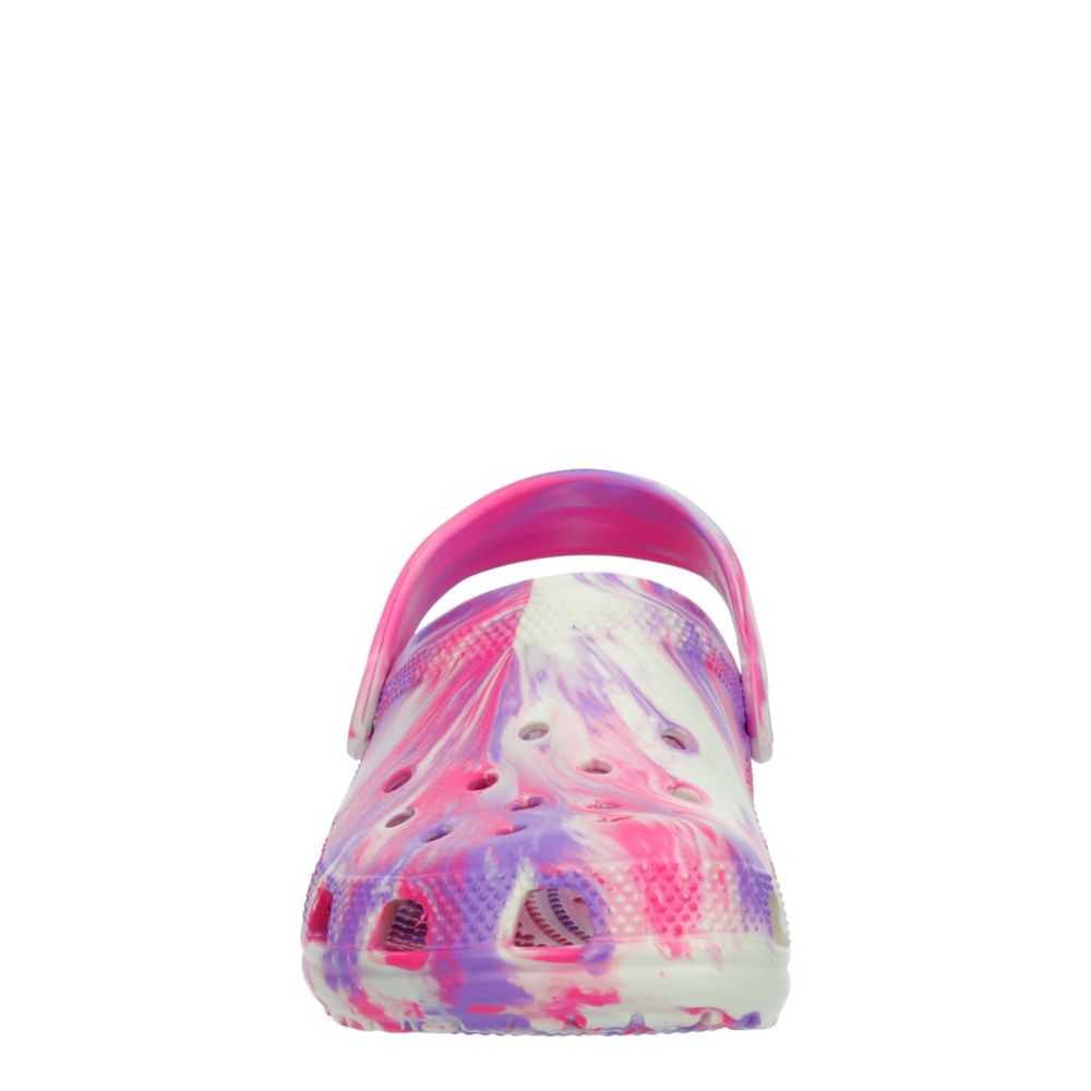 GIRLS LITTLE-BIG KID CLASSIC GLOW MARBLED CLOG