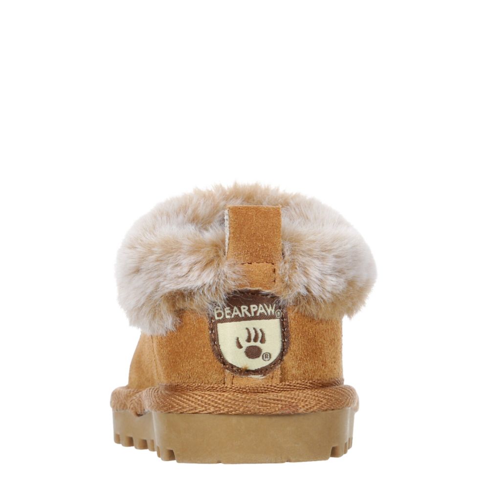 GIRLS INFANT-TODDLER TABITHA FUR SLIPPER