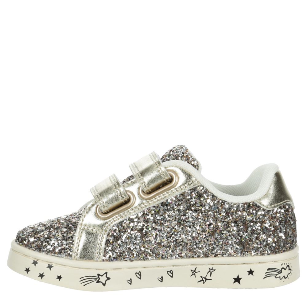 GIRLS TODDLER-LITTLE KID LIL HENLEY SNEAKER - CHAMPAGNE