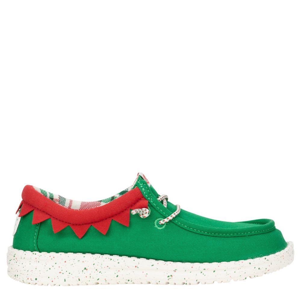 BOYS WALLY TODDLER HOLIDAY ELF SLIP ON SNEAKER