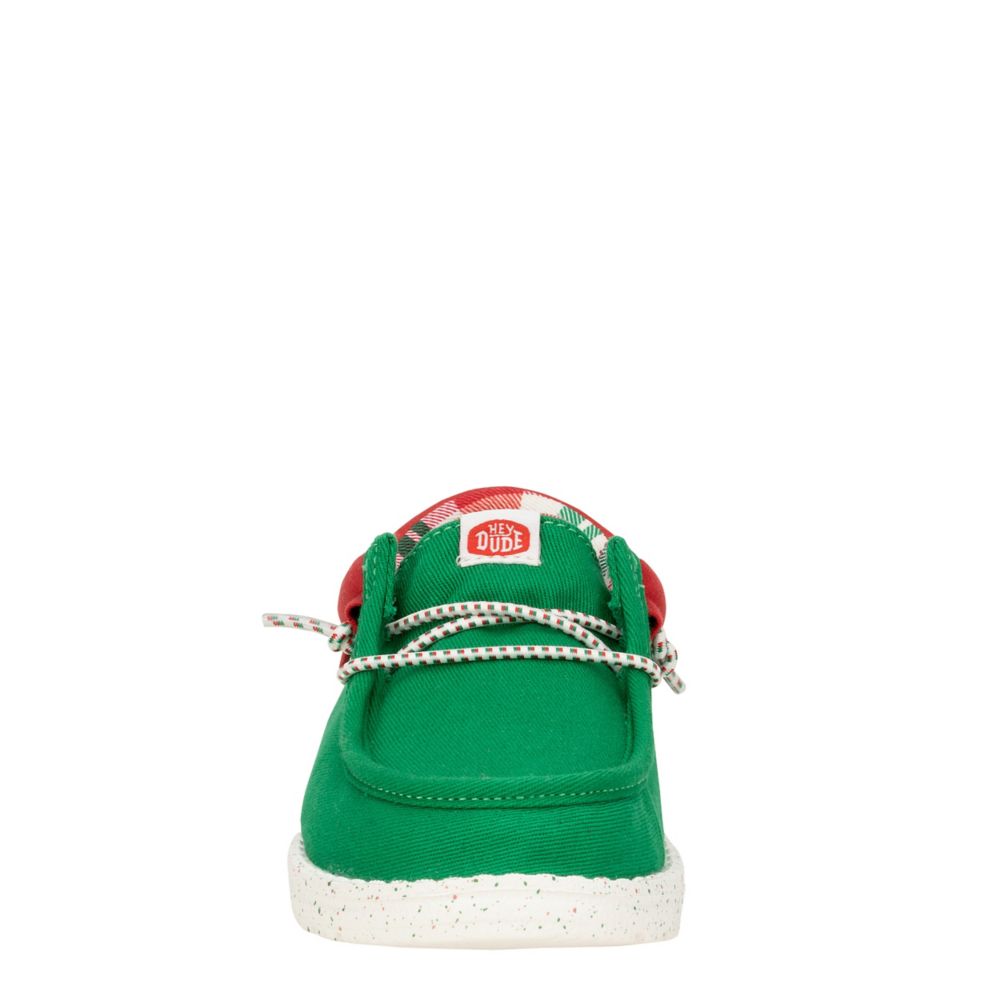 BOYS WALLY TODDLER HOLIDAY ELF SLIP ON SNEAKER