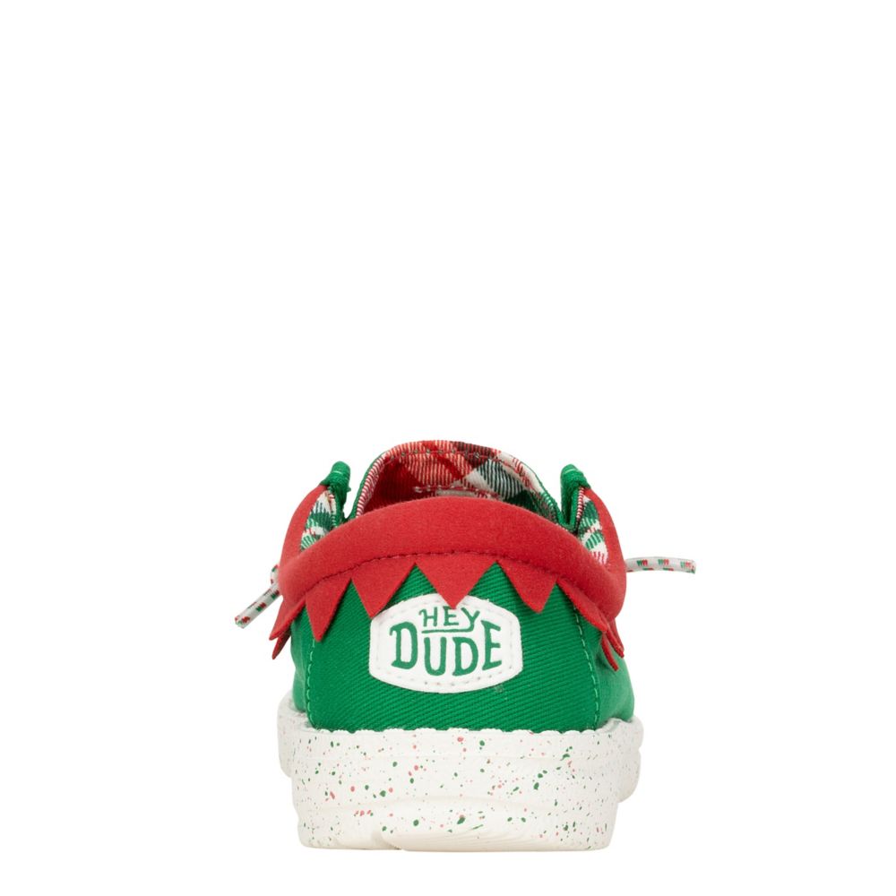 BOYS WALLY TODDLER HOLIDAY ELF SLIP ON SNEAKER