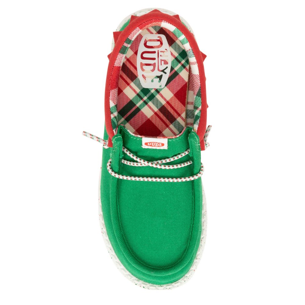 BOYS WALLY TODDLER HOLIDAY ELF SLIP ON SNEAKER