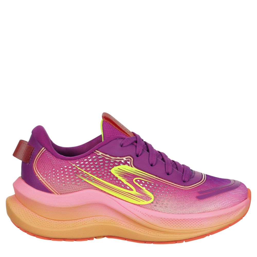 SKECHERS GIRLS LITTLE-BIG KID MAX CUSHIONING ASCEND SNEAKER - PURPLE