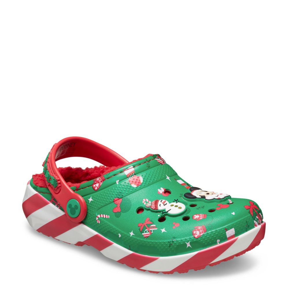 BOYS TODDLER CLASSIC MICKEY XMAS LINED CLOG